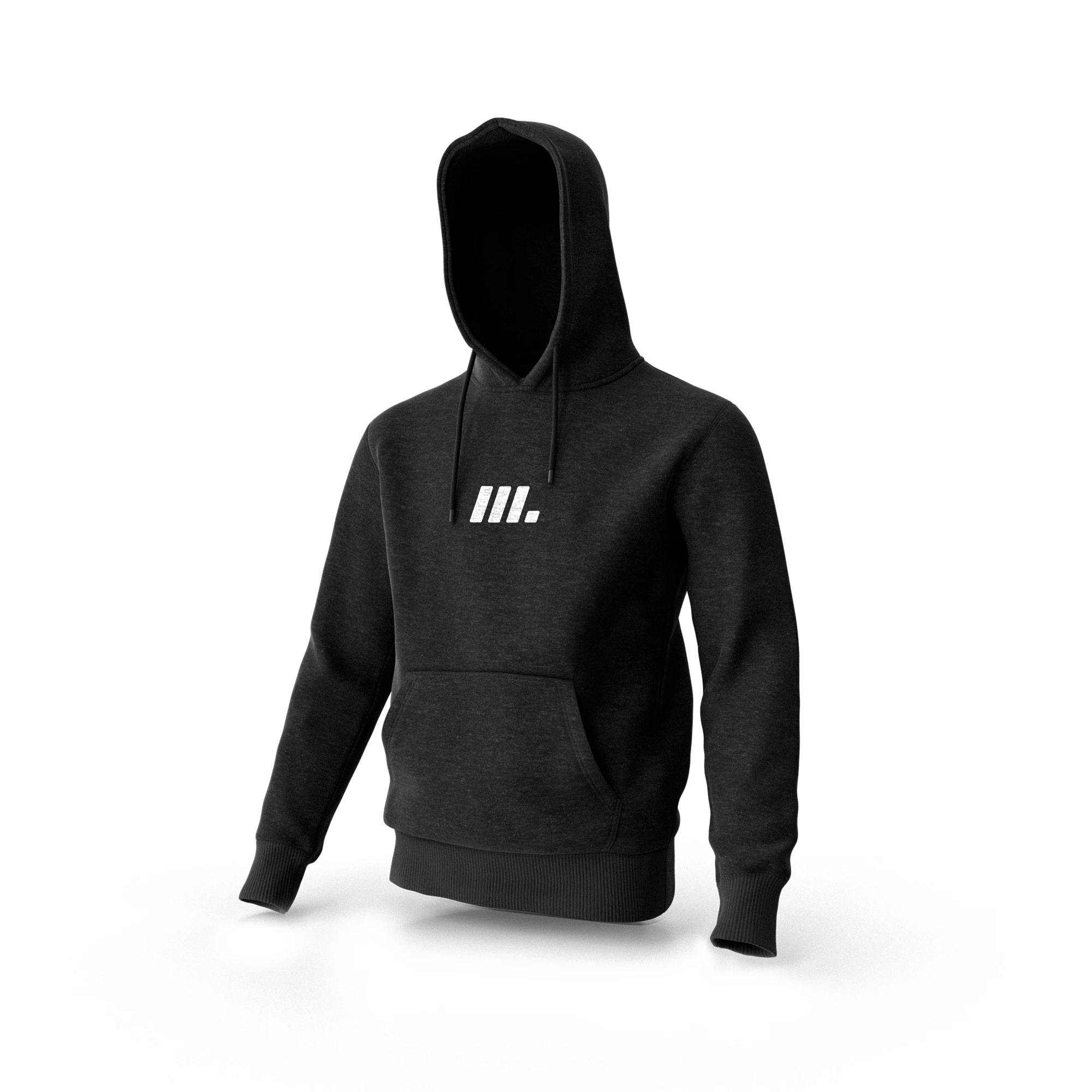 Polera negra con logo de Magrolabs